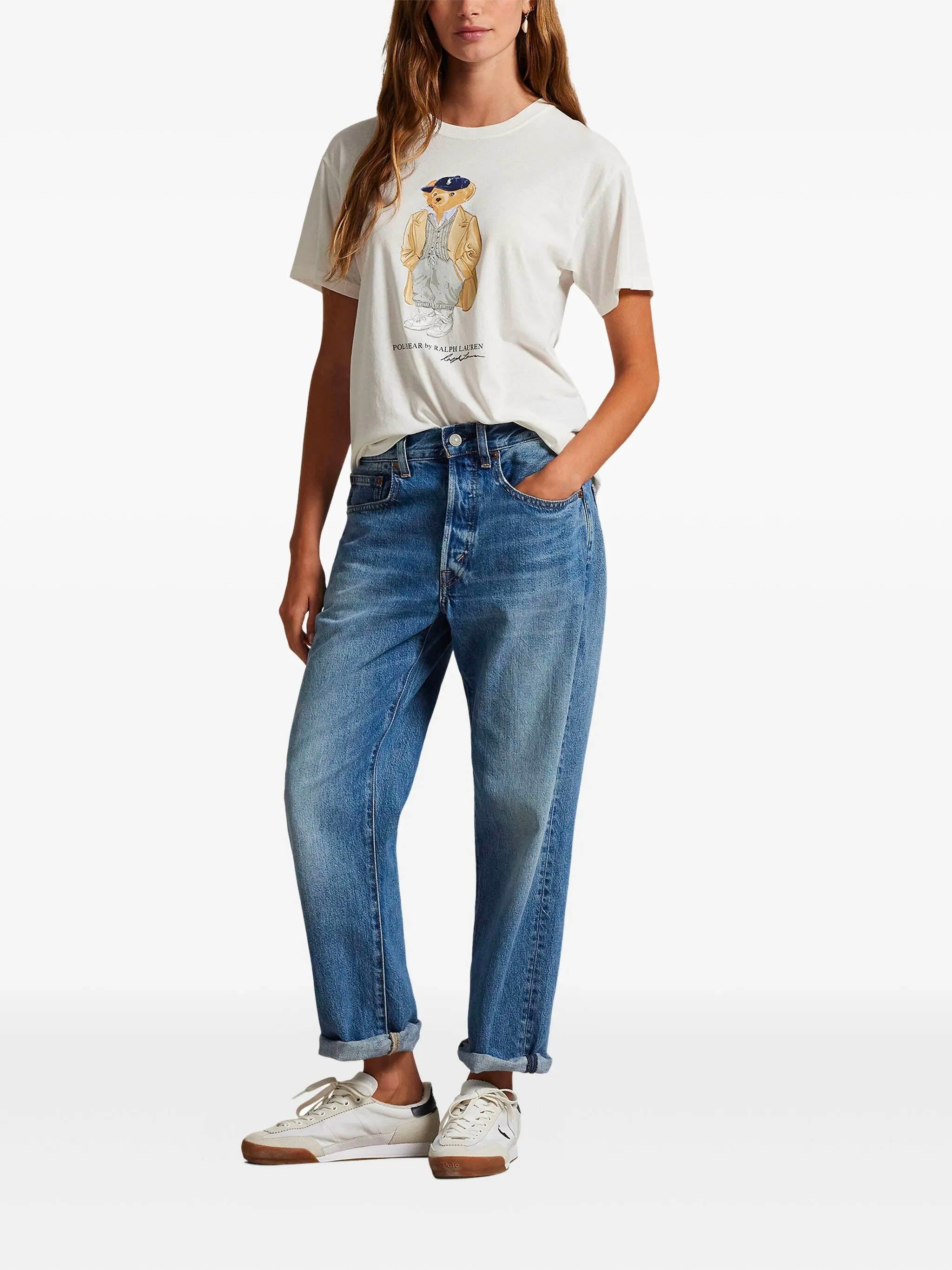 Polo Bear T-shirt in cotton jersey